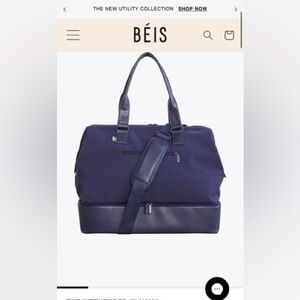 Beis Travel - weekend Bag: NAVY